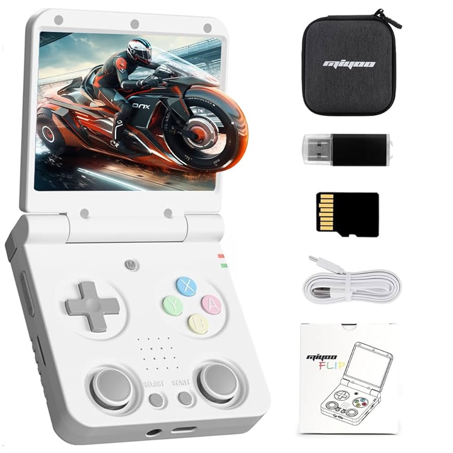 【美品】Miyoo flip V2 Amazon.com: Miyoo Miyoo Flip V2 Retro Handheld Gaming