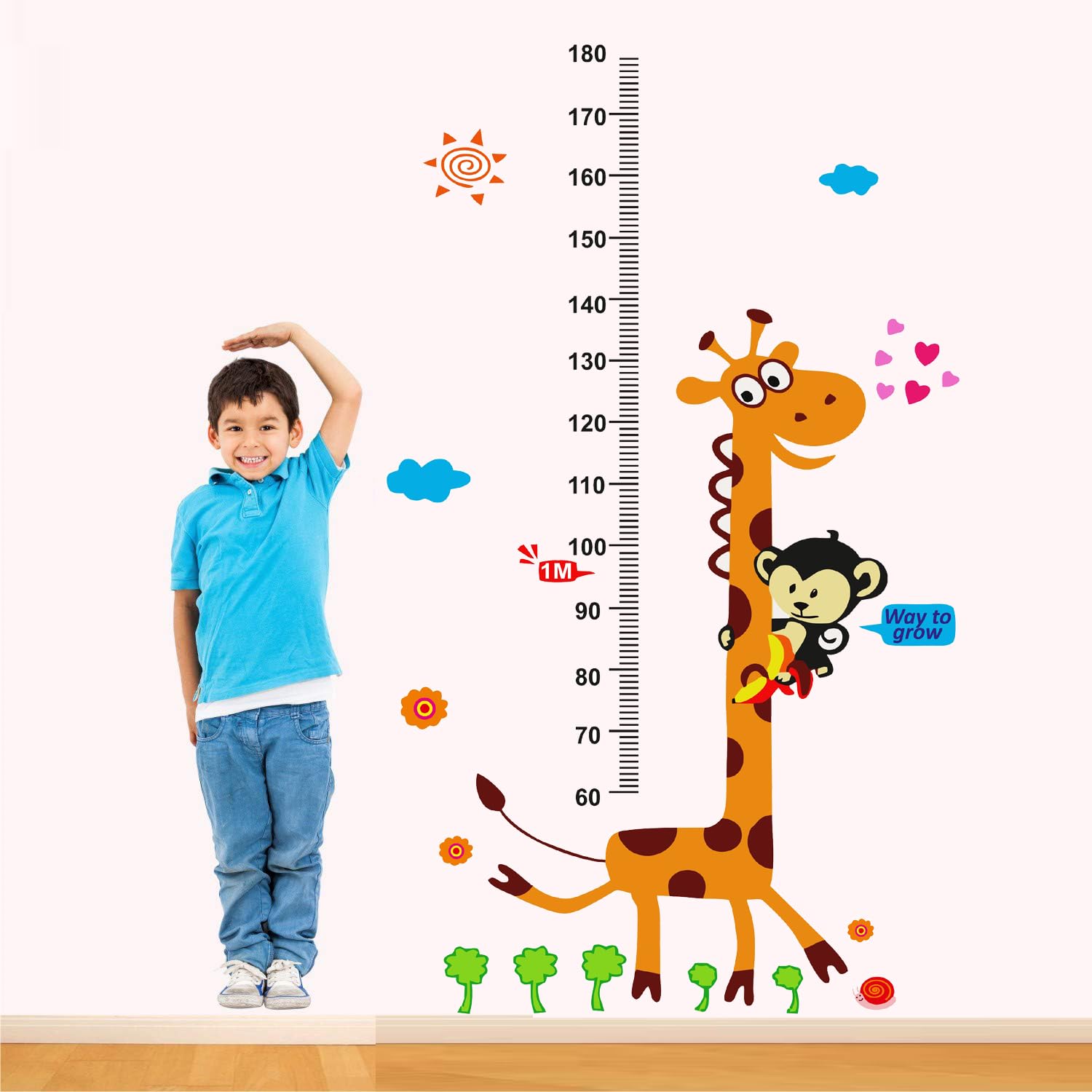 INKFENCE 180 cm Wall Decal Sticker Children Height Measure/Height Chart Wall Stickers Self Adhesive Sticker (Pack of 1) (B0CDCC2DHZ) Amazon Price History, Amazon Price Tracker