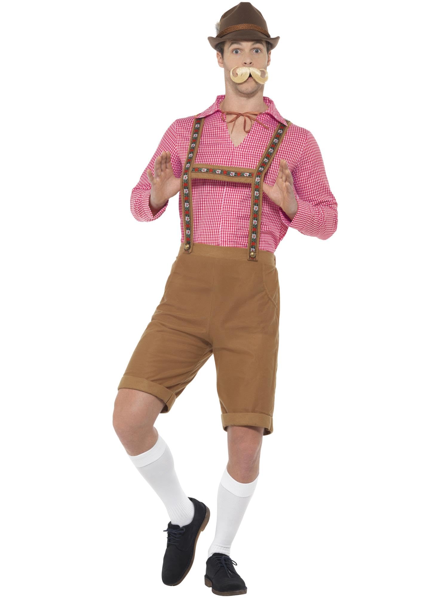 Smiffys Men's Red, Brown Mr Bavarian Costume