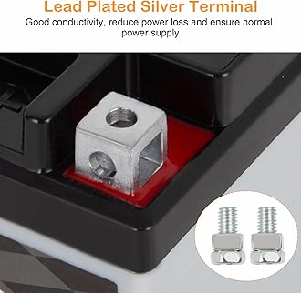 YTX4L-BS Motorcycle Battery, 12V 3Ah Rechargeable Maintenance Free Sealed AGM Battery Powersport Replacement Battery for ATV and Scooter