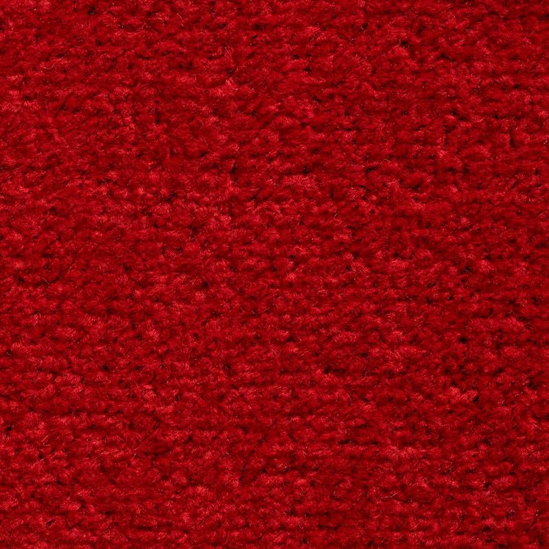 Tuda Carpets | Sprinter 5mm Pile Budget Carpet with Felt Backing, 8mm Total Height | Crimson Red (120) - 5m x 4.5m (16ft4" x 14ft9")