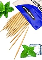 Flavor Forest Mint Flavored Toothpicks 200ct - Long-Lasting Natural Peppermint Spearmint Breath Fresheners
