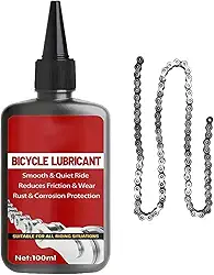 Lubrificante Para Corrente De Bicicleta, 100 ml De Graxa Para Corrente, Graxa Para Manutenção De Bicicleta, Para De Estrada Montanha Industrial Scooter Garagem Oficina Exterior