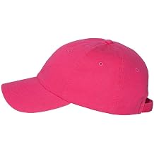 Valucap - Adult Bio-Washed Classic Dad Hat - VC300A - Adjustable - Neon Pink