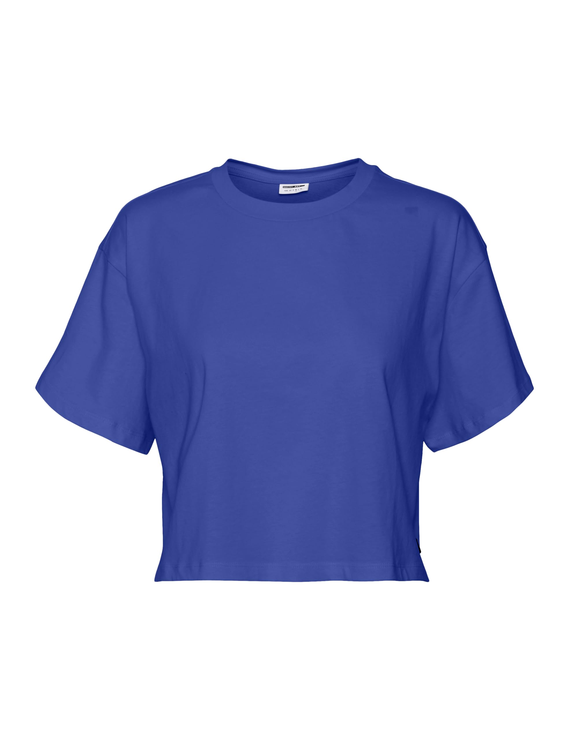 Noisy may Women's Nmalena S/S O-Neck Semicrop Top FWD Noos T-Shirt, Dazzling Blue, XS