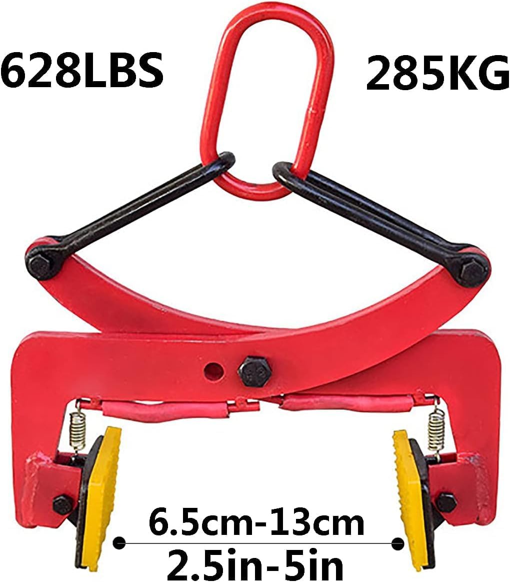 Lifting clamp Thickened Alloy Steel Lifting Roadside Stone Marble Clamp, Suitable For Road Construction. Fixing device(4 in)