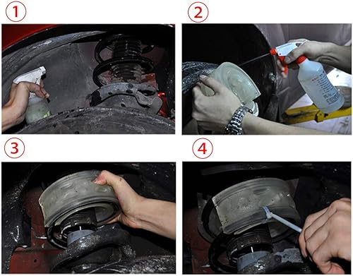 Miniatura 9 de DEDC Amortiguador de automóvil, cojín de parachoques de resorte automático, amortiguador de suspensión automotriz, kit de refuerzo de rendimiento