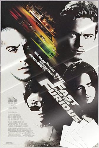 Miniatura 7 de The Fast And The Furious - Póster de película (estilo regular) (Tamaño: 23" x 35") Sin marco,Póster laminado,Tiras laminadas para póster y