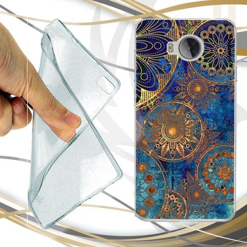 Custodia Cover Case Mandalas Artistic per Huawei