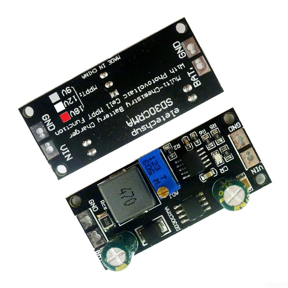 MPPT Regolatore di carica solare 9V 12V 18V Ingresso con protezione da sovratensione per moduli batteria (18v)