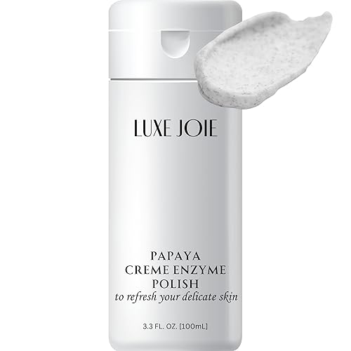 Polaco de enzima de crema de papaya, microdermoabrasión avanzada para cuerpo y cara, exfoliante facial, manos, cuello y escote, cuidado de la piel