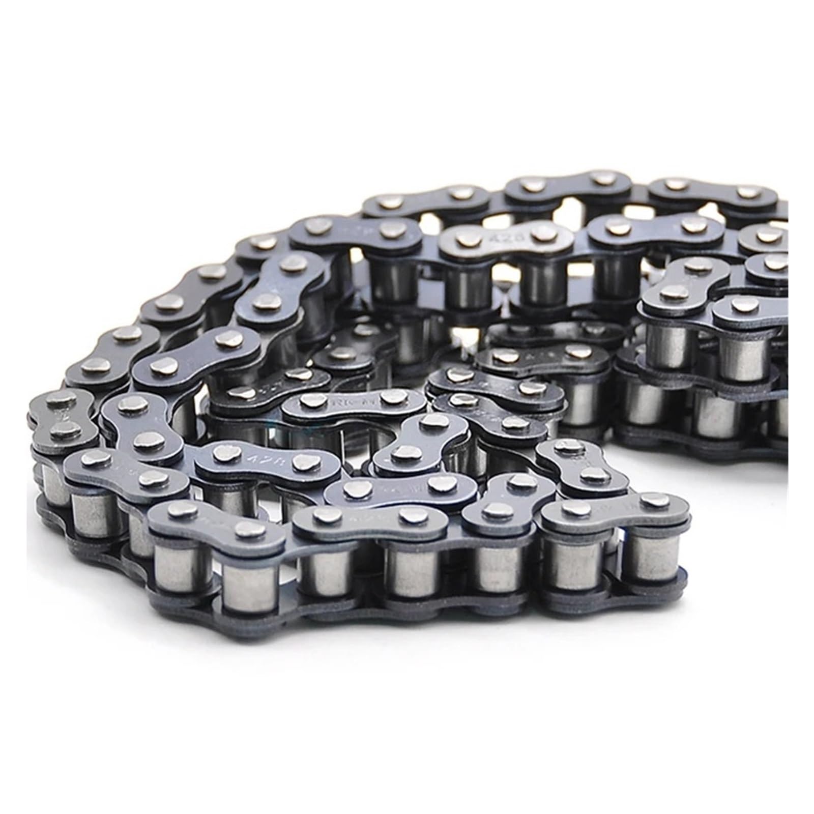 Rollenkette Aus Kohlenstoffstahl 1 Stück Rollenkette, einreihig, industrielle Übertragungskette, 06B, 06C, 08B, 08A, kurze Teilung, Kohlenstoffstahl,524 Meter(06C-1)