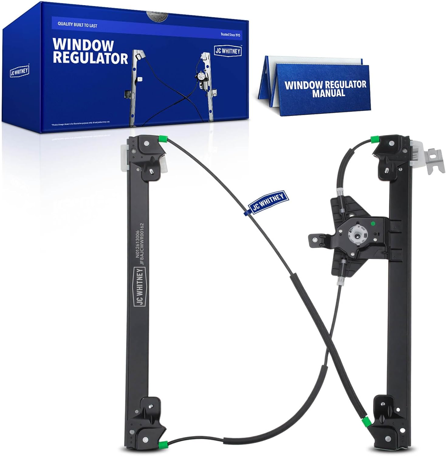 JC Whitney JFBAJCWWR00162 Front Right Power Window Regulator - Compatible with Nissan Pathfinder 2013-2020
