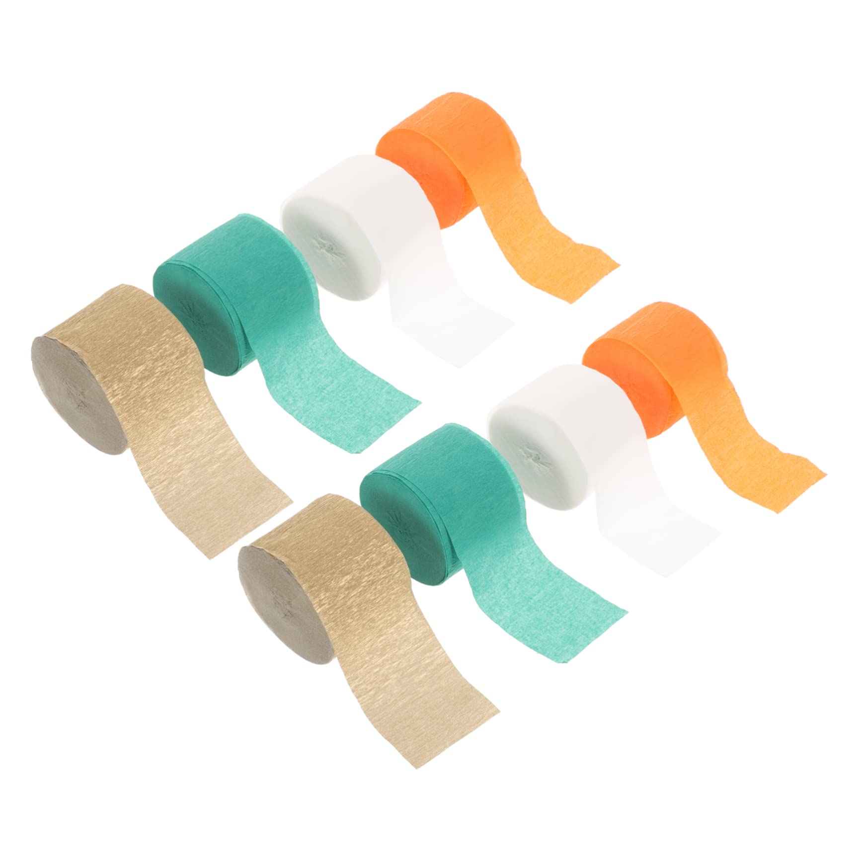 Cabilock 3 Juegos De Serpentinas De Papel Crepé Prácticas Cintas Decorativas De Papel Para Decoración De Bodas Y Festivales 8 Rollos X 3