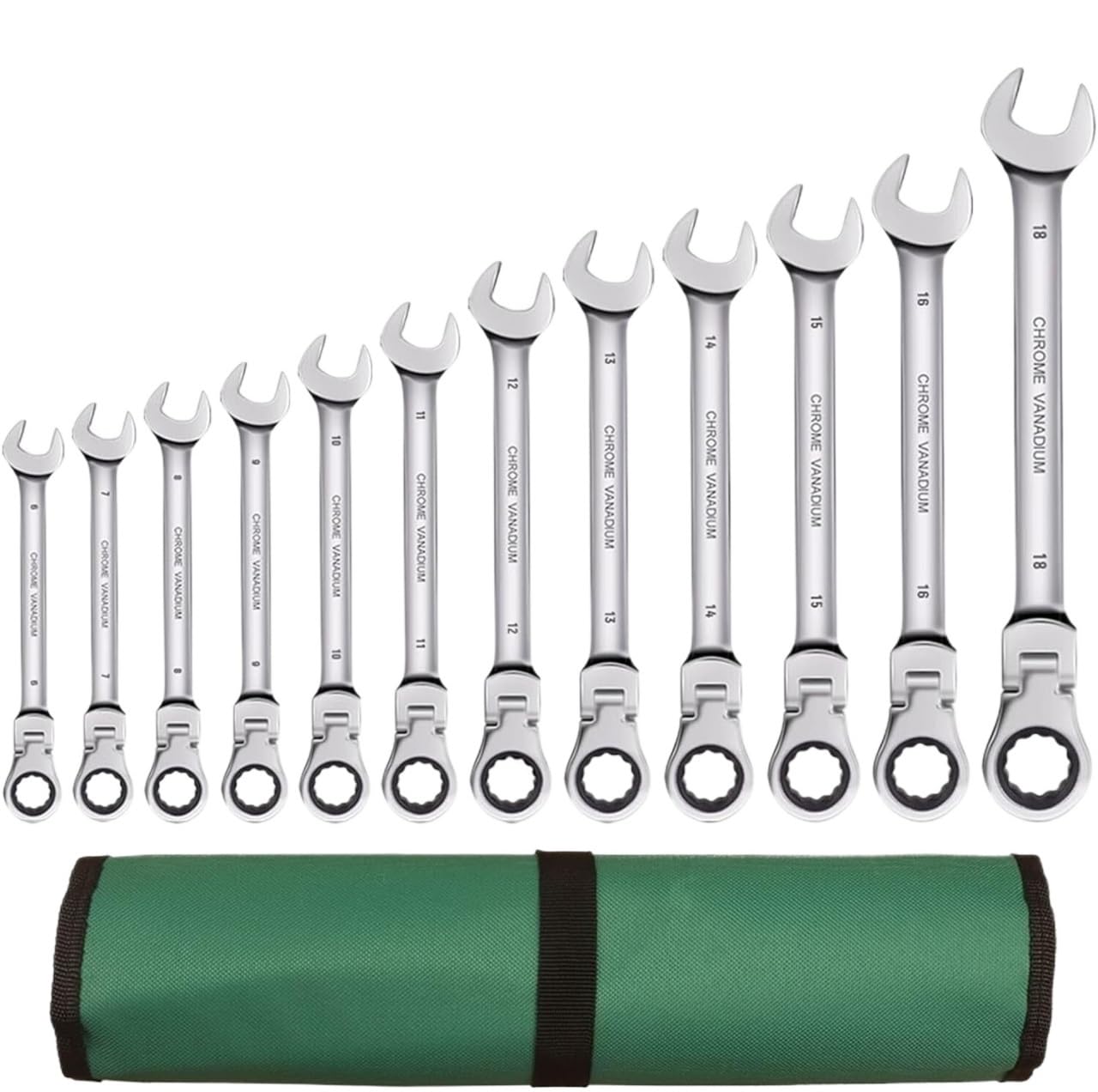Juego de Herramientas Caja de Herramientas Juego De Llaves De Trinquete Combinadas, Herramientas Manuales Para Reparación De Automóviles Con Bolsa De Lona Kit Herramientas Maletín de Herramientas ( Co
