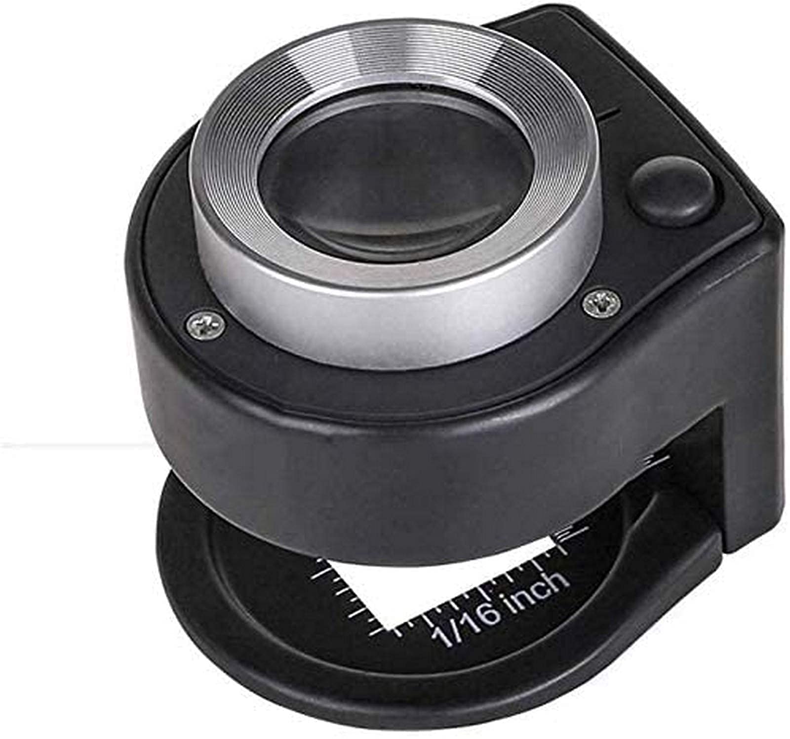 Lupe, Vergrößerungsgläser für Handwerksarbeiten, Leselupe, Optik, LED-beleuchtete 30-fache Juwelierlupe – hochwertige Aluminium-Vergrößerungsaugenschlaufe Keep it in Mind