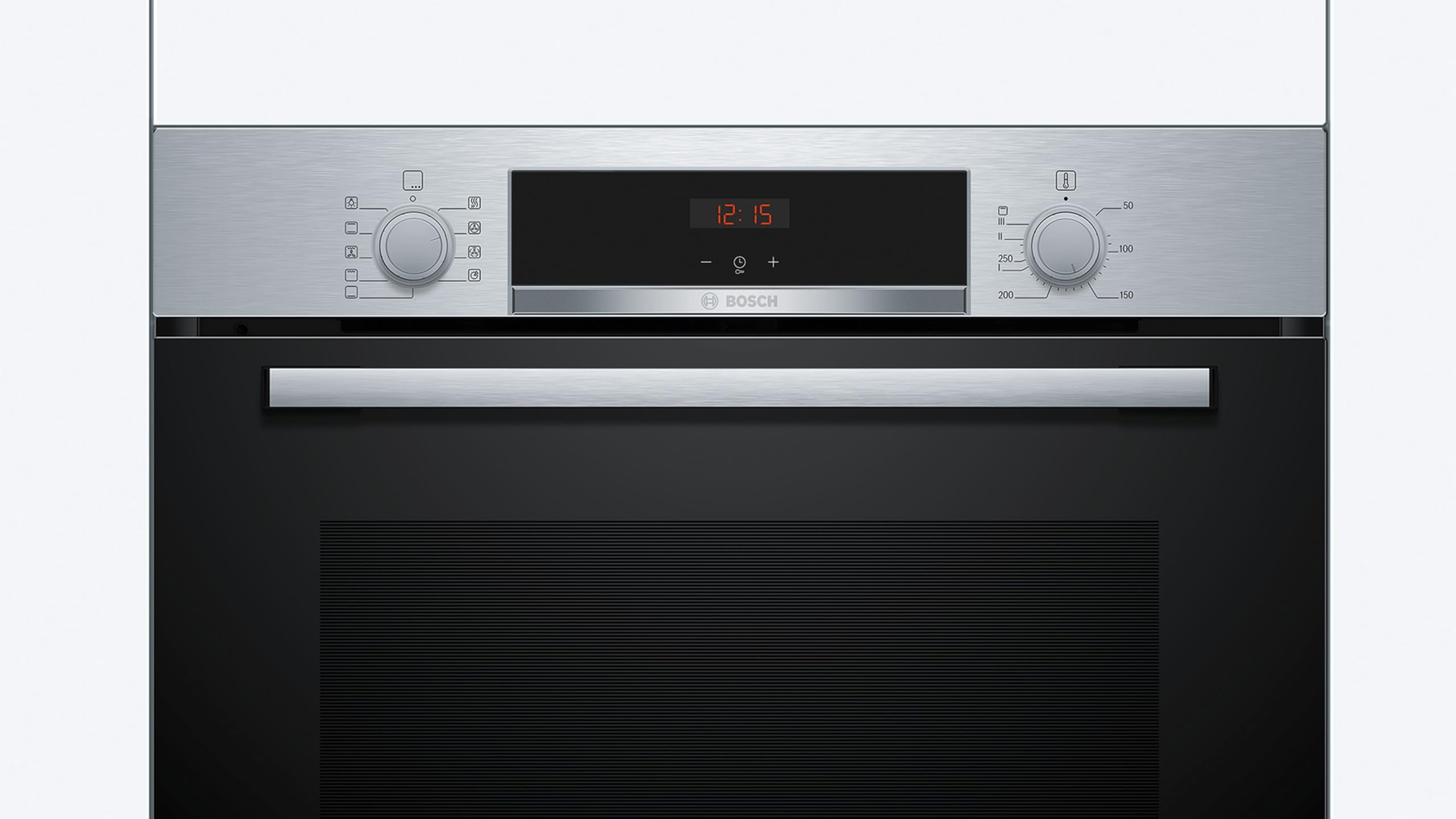 Bosch HBA534BS3F Forno da Incasso EcoClean Display LED Rosso Inox 60x60 cm