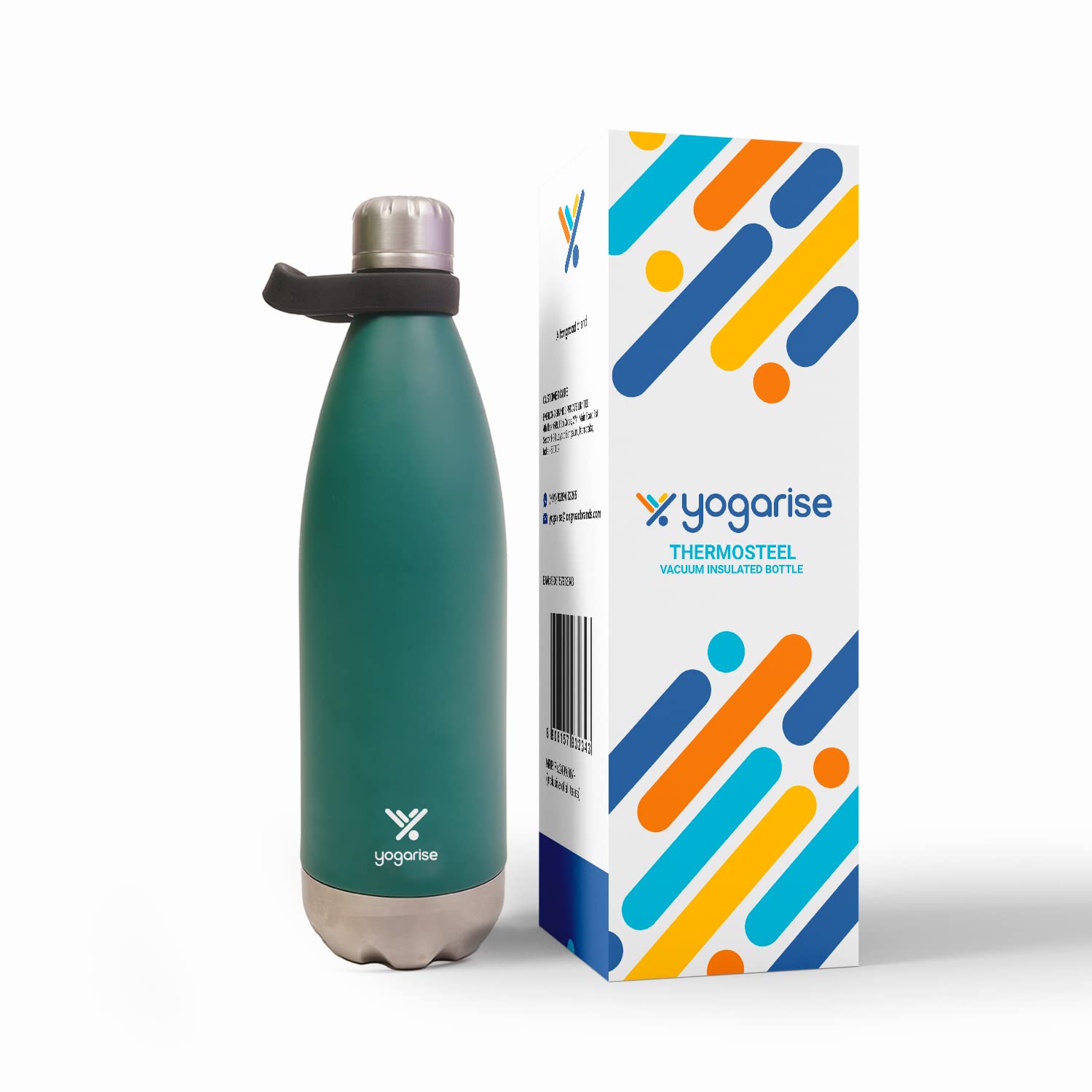 Yogarise Thermosteel Bottle 1 Litre 8hrs with Hot & Cold Stainless Steel Bottle Flask with