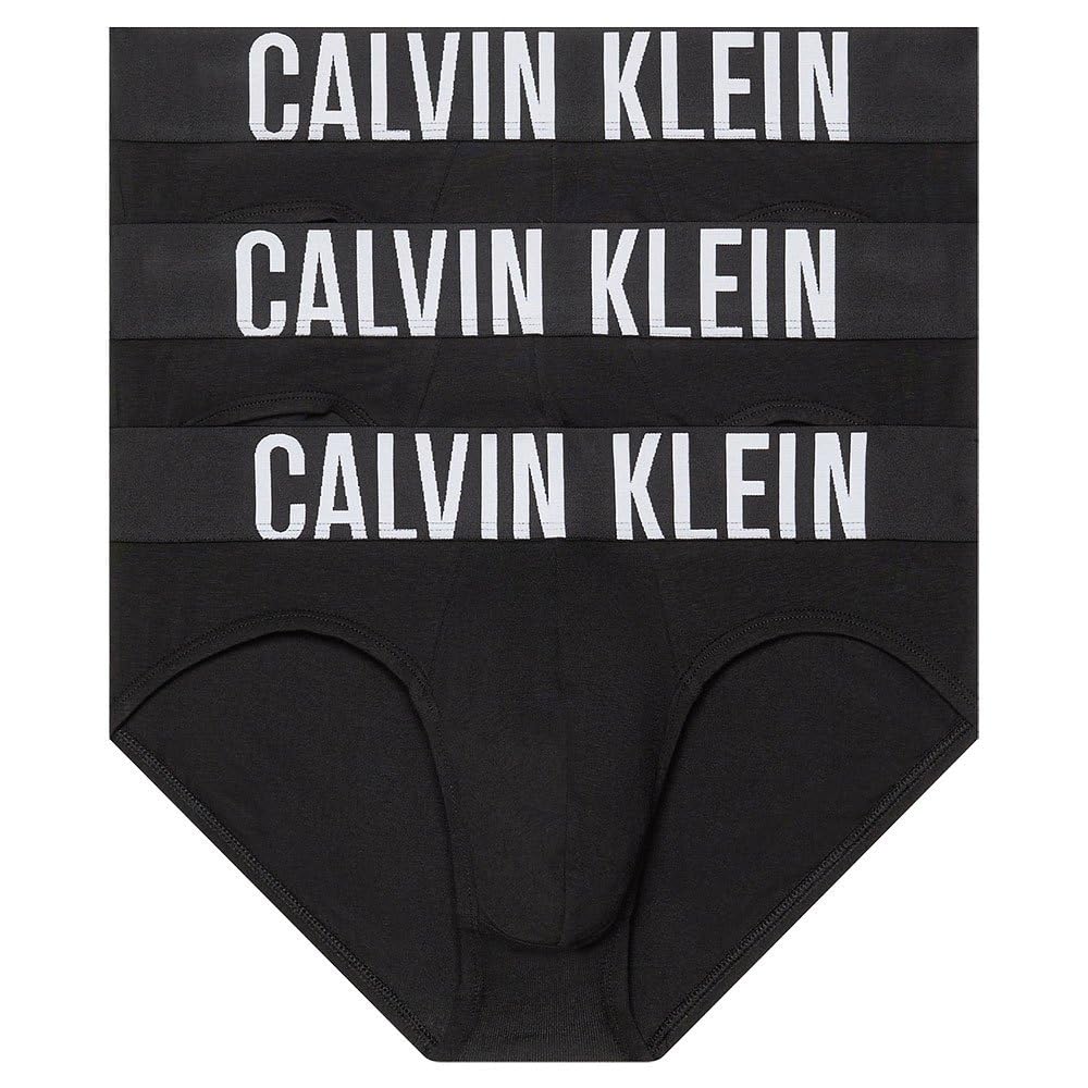 Calvin Klein Męskie majtki biodrowe, Czarny (czarny, czarny, czarny), XL