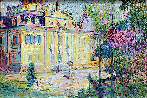 Impression Sur Toile Château Belvédère Weimar Curt Herrmann | Idée Déco Peinture Salon