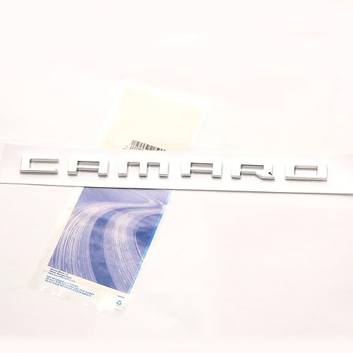 Yoaoo 1 emblema de letra Gm Camaro genuina 3D Rs Ss Zl1 Z28 Chevy OEM cromado Yoaoo 1 emblema de letra Gm Camaro genuina 3D Rs Ss Zl1 Z28 Chevy OEM cromado