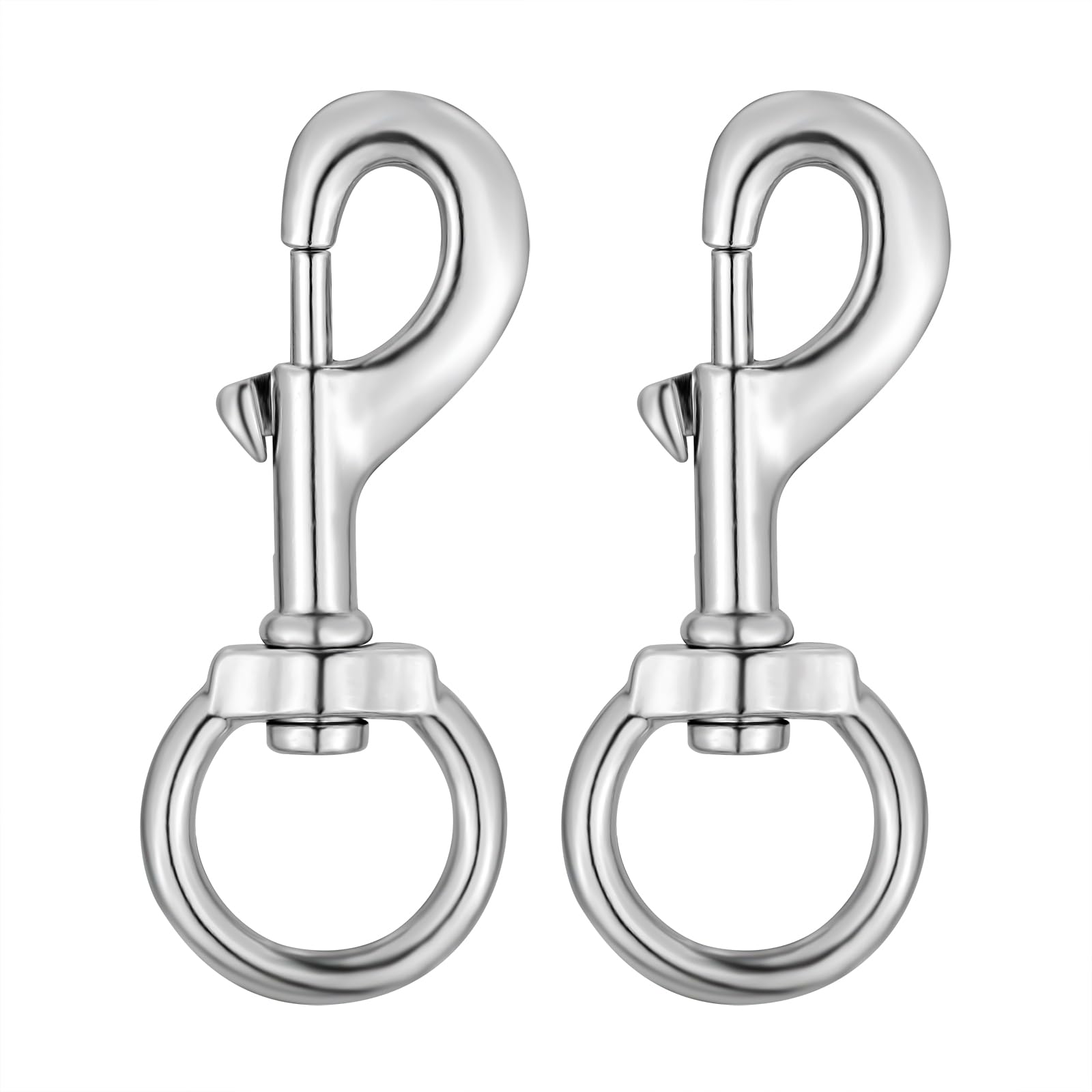 Swivel Snap Hooks Dog Leash Clip Leash Clasp Large Heavy Duty Swivel Eye Bolt Snap Hooks Swivel Eye Snap Hook 4.7 Inch 2 pcs
