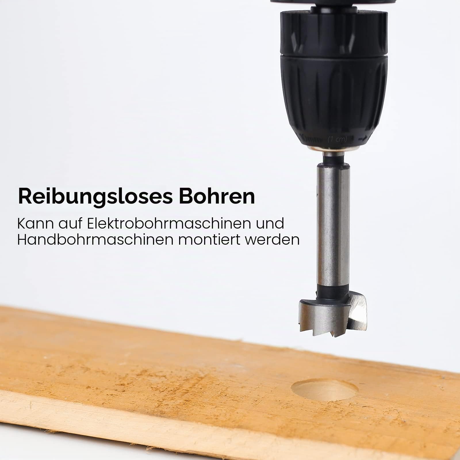 Forstnerbohrer Set 16tlg für Holz - BAIDETS Forstner Bohrer Satz, Holzbohrer Set Ø6-54mm, Forstner Bits mit Rundschaft, Bohraufsätze, Zubehör Bohrmaschine, Mit Holzkasten