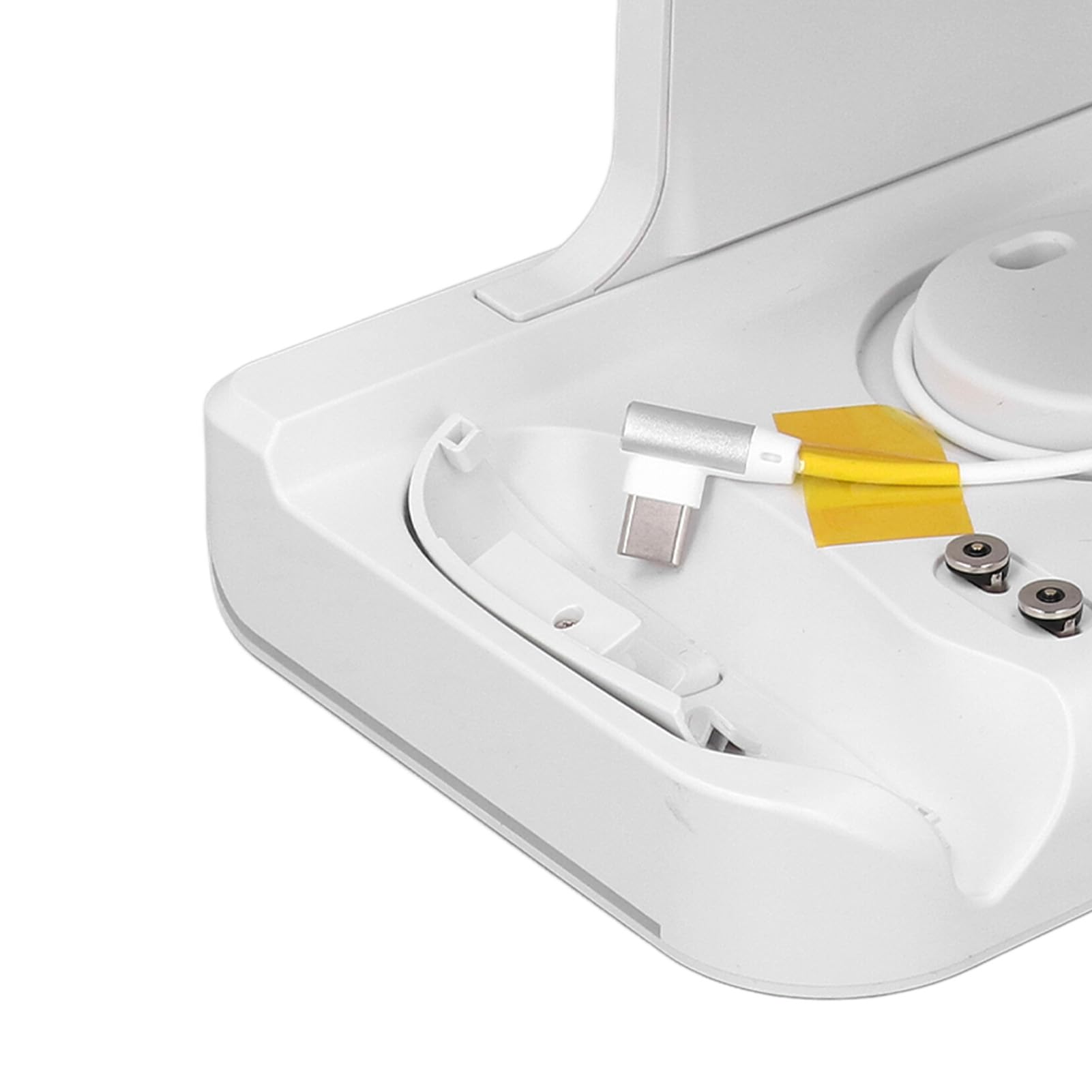 BONKZEBU Supporto di Ricarica per Controller VR Luce RGB, Stazione di Ricarica per Controller per Visore VR con 2 Batterie Ricaricabili, Supporto di per per Visore (Bianca)