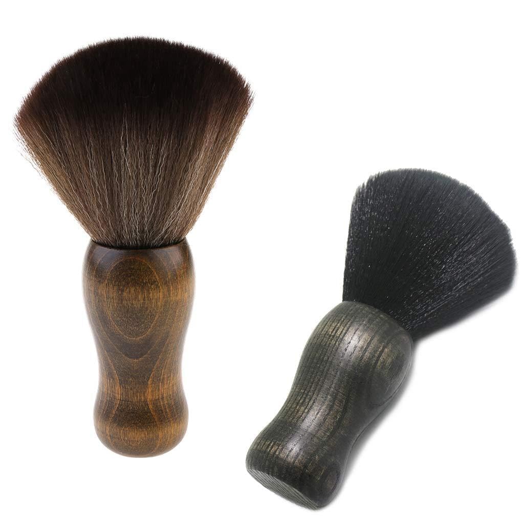 Brosse de nettoyage avec poignée en bois pour disques vinyles LP