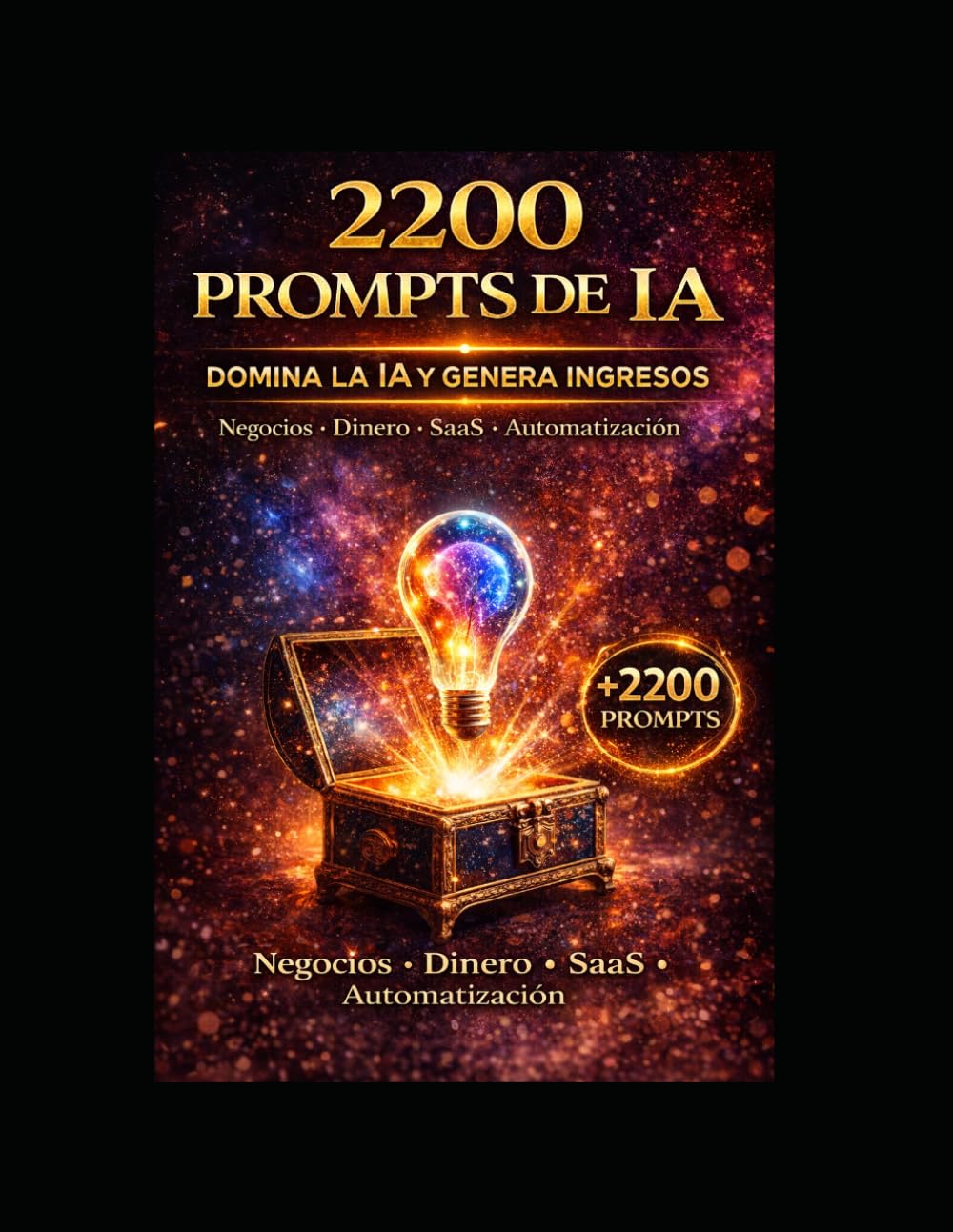 2200 Prompts de IA: La Guía Definitiva para Generar Ingresos, Automatizar tu Negocio y Dominar la Inteligencia Artificial (LIBRO DE IA)