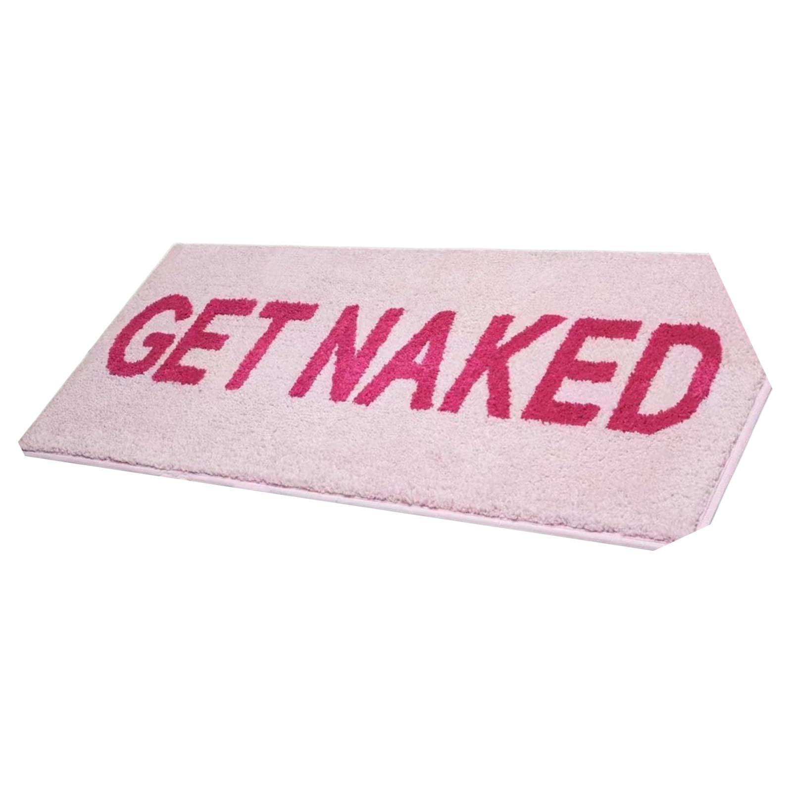Tsophreniq Letter Bathroom Mat Soft Absorbent NonSlip Rug for Bedroom or Floor Furry Rug NonSlip Washable Letter Bath