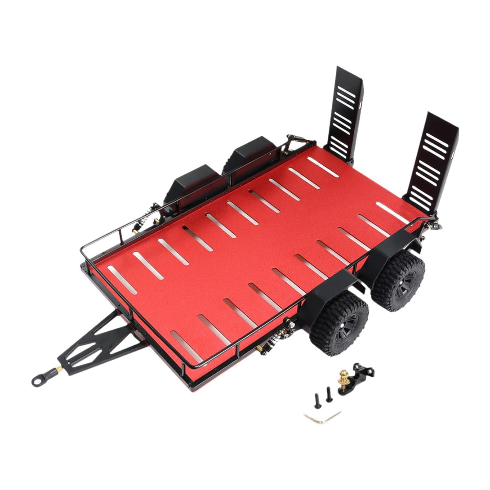 Rimorchio per auto RC con set di pneumatici, parti di ricambio | modelli di auto cingolate RC fai da te, utilizzabili a lungo termine