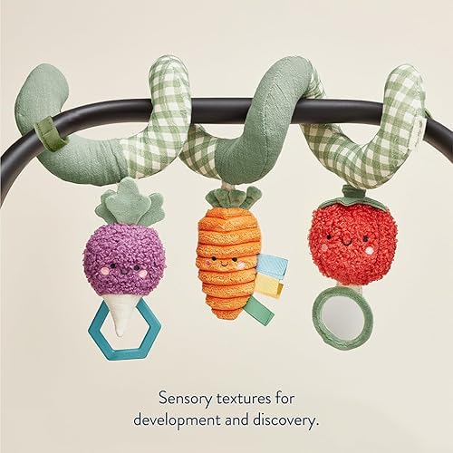 Miniatura 2 de Itzy Ritzy Juguete de actividad en espiral para asiento de automóvil y cochecito Juguetes para cochecito y asiento de automóvil para edades de 0