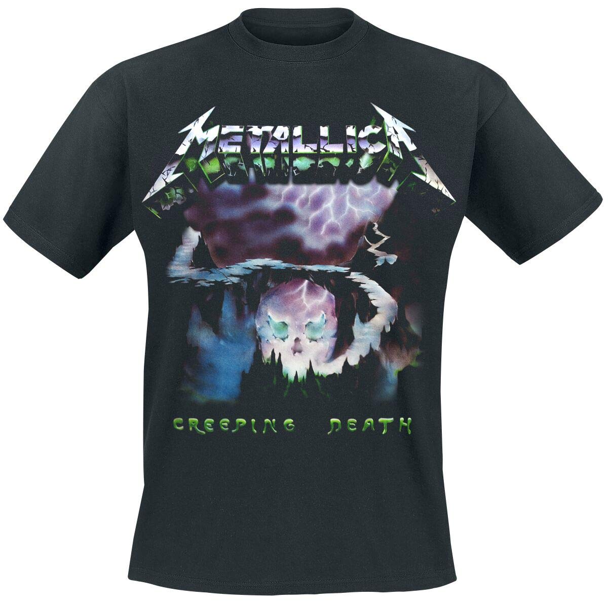 Paradiso Clothing Unisex Black Metallica Creeping Death T Shirt - M