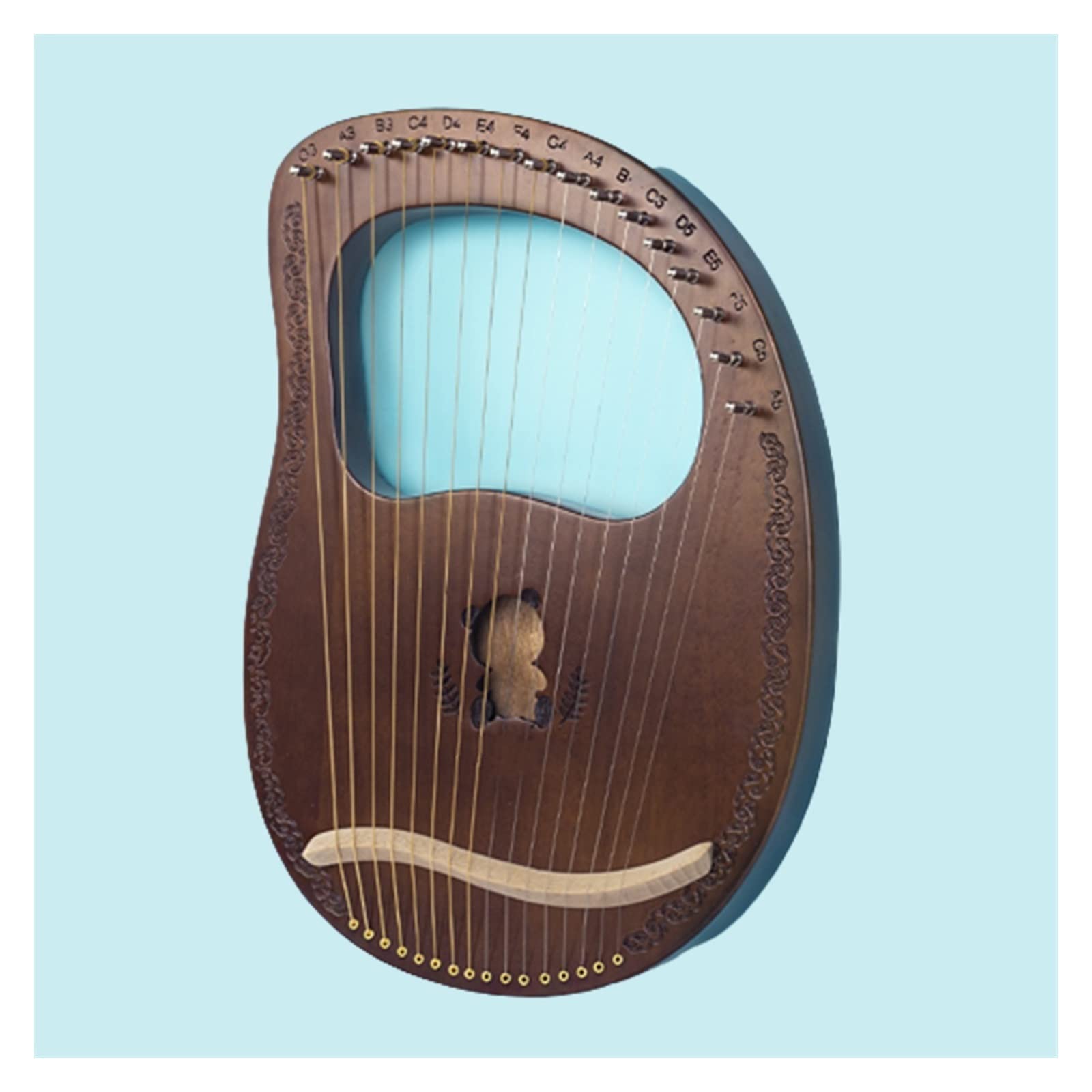 harfa, 15-strunowa lira, harfa, lira, przenośny instrument muzyczny, harfa, lira 19-strunowa, lira, harfa