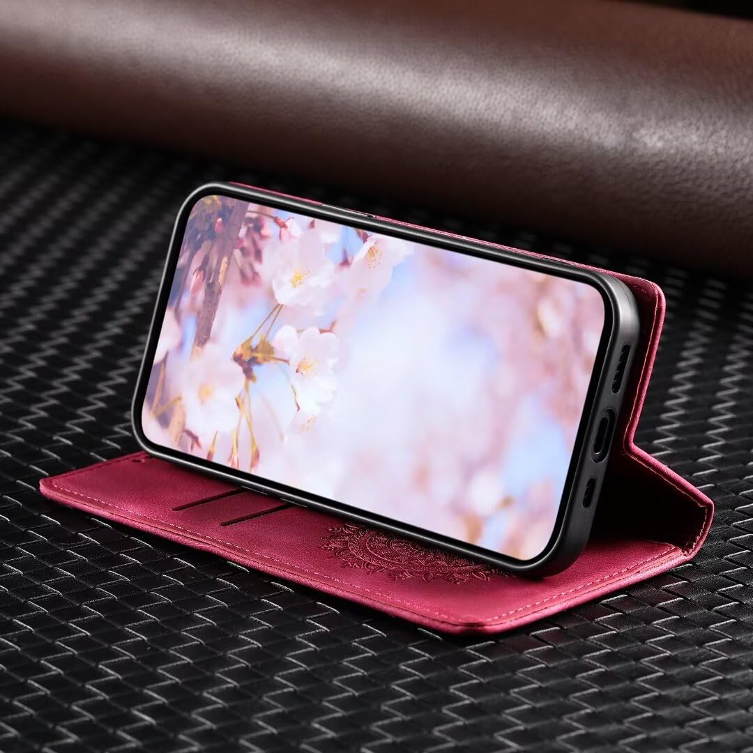 Custodia Portafoglio Flip Per Xiaomi Redmi Note 12 Pro+ 5G, Pelle Sintetica