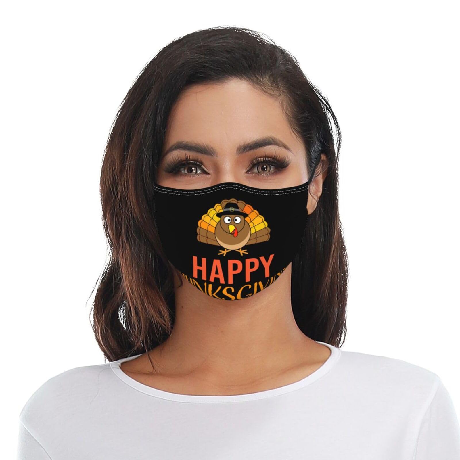 Happy Funny Turkey Thanksgiving Day Adult Dust Mask Adjustable Dust Face with 2 Filter27