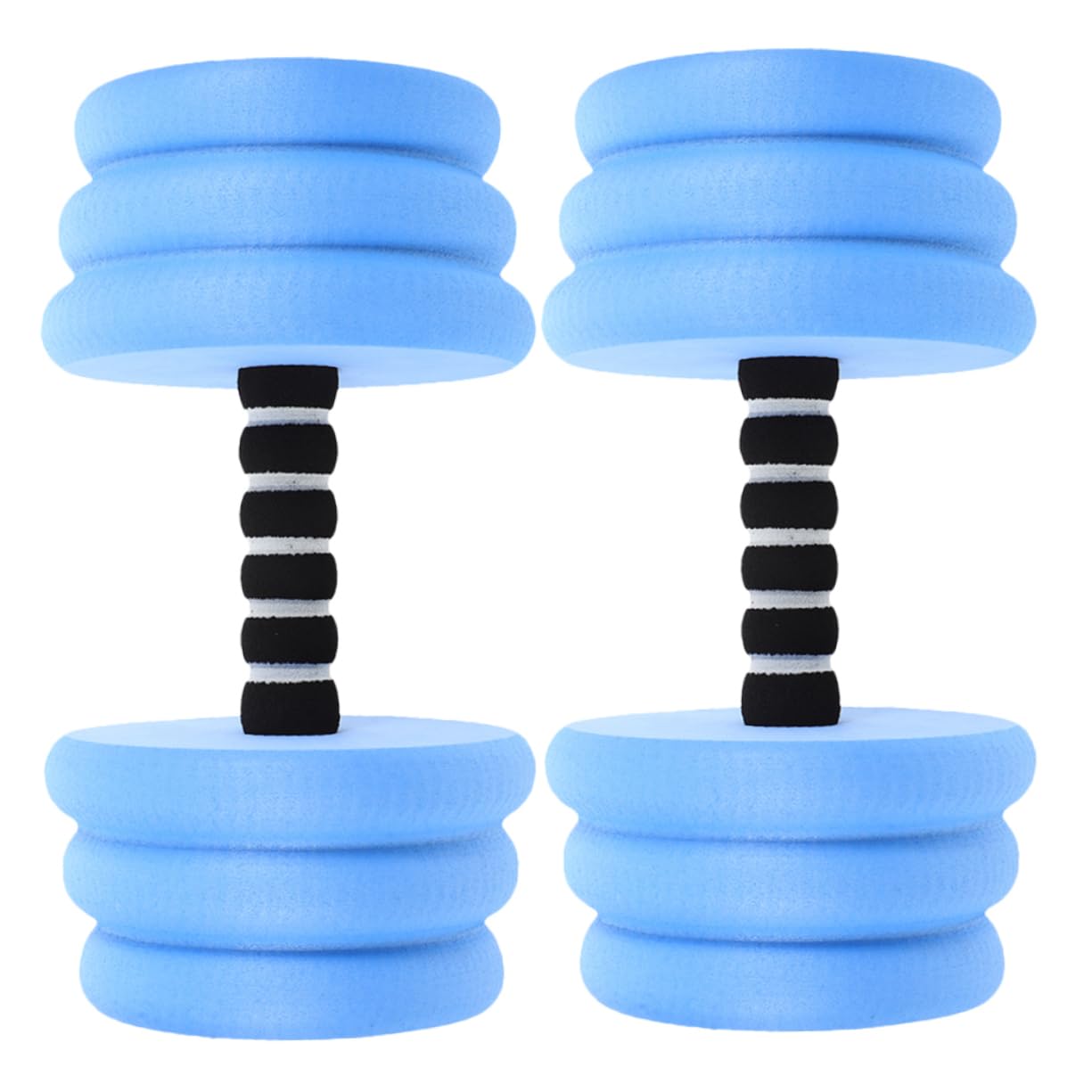 Toddmomy 2pezzi Manubri Galleggianti per Piscina Attrezzatura per Esercizi Acquatici Leggera Bilancieri in Schiuma Eva per Fitness in Acqua Multiuso per Acquagym e Nuoto