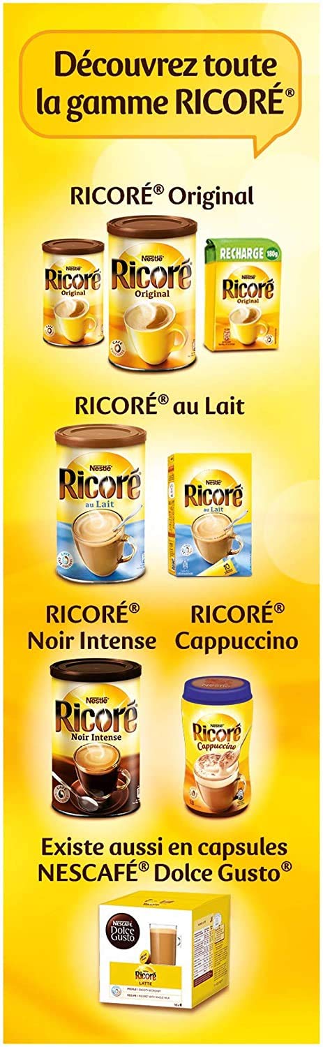 Nestlé Ricoré Original Substitut de Café Boîte de 20 Sticks x 3 g from France