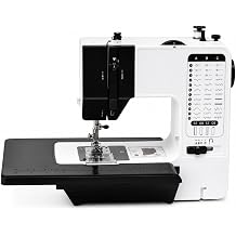 Sewing Machine for Beginners,Portable Sewing Machine with Extension Table,Sewing Machine with Foot Pedal, LED Light,38 Stitches,2-Speed Control for Home,Travel Use(Black)