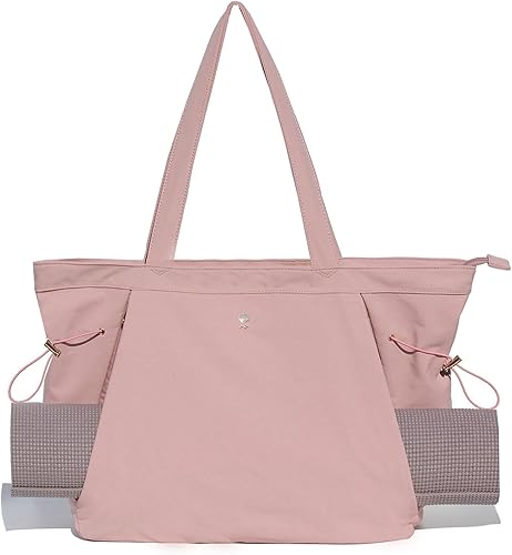 Miniatura 1 de ESVAN Bolsa de yoga para mujer, bolsas de hombro con cordón para oficina, entrenamiento, viajes, transporte, pilates, gimnasio y playa