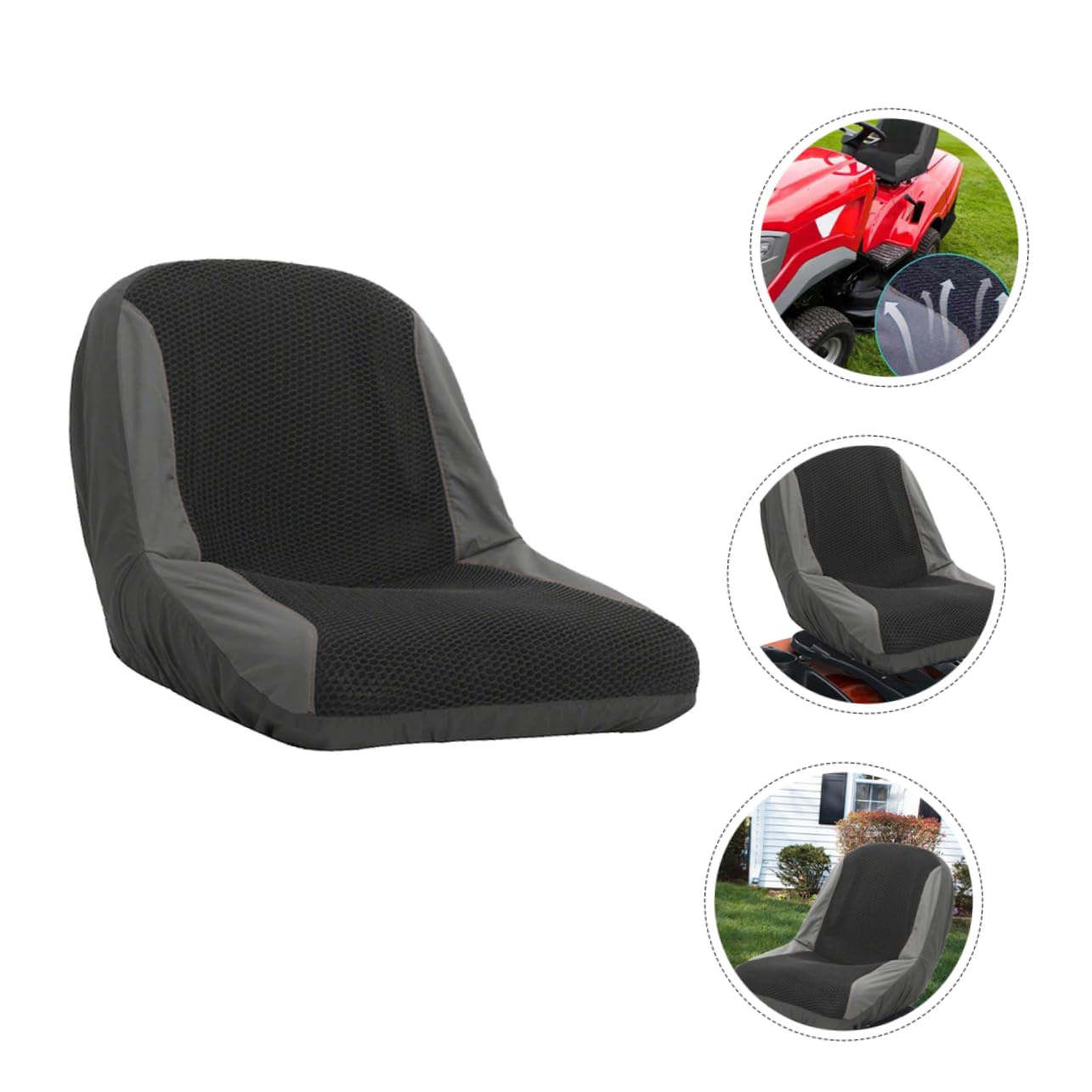 Toddmomy 5piezas Funda De Asiento De Tractor y Cortacésped Cubierta Protectora Resistente Al Sol Para Jardines y Equipos De Exterior Accesorio Práctico Bolsa De Almacenamiento