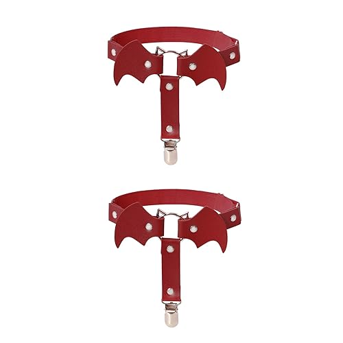 Bat-Shaped Leg Garters!