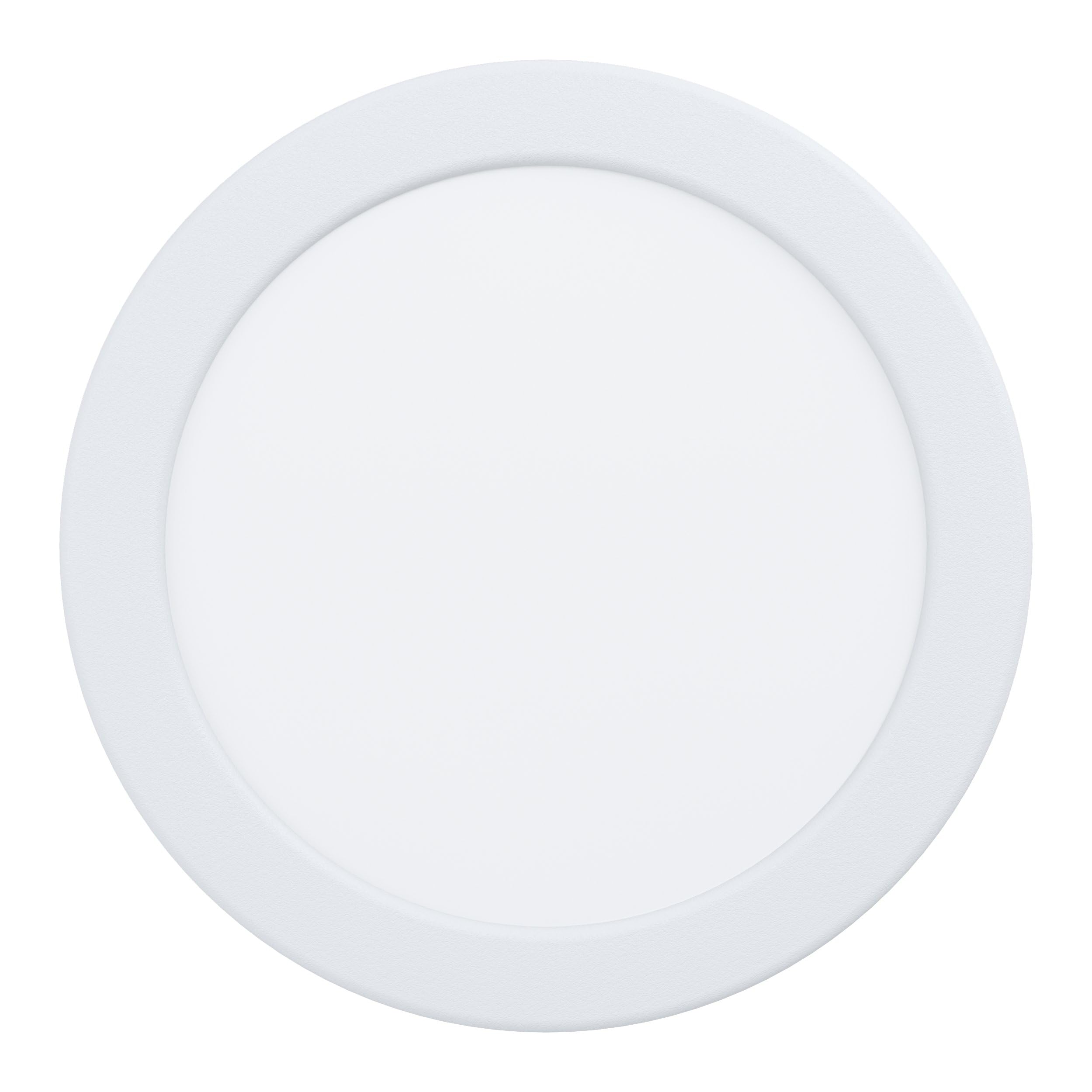 Eglo White Connect.z Smart-Home Recessed Led Bathroom Spotlight Fueva 6-Z, Flat, Ø 16.6 Cm, Zigbee, App And Alexa Voice Control, Rgb, Warm-Cold Dimmable, Metal Ceiling Spot, Ip44