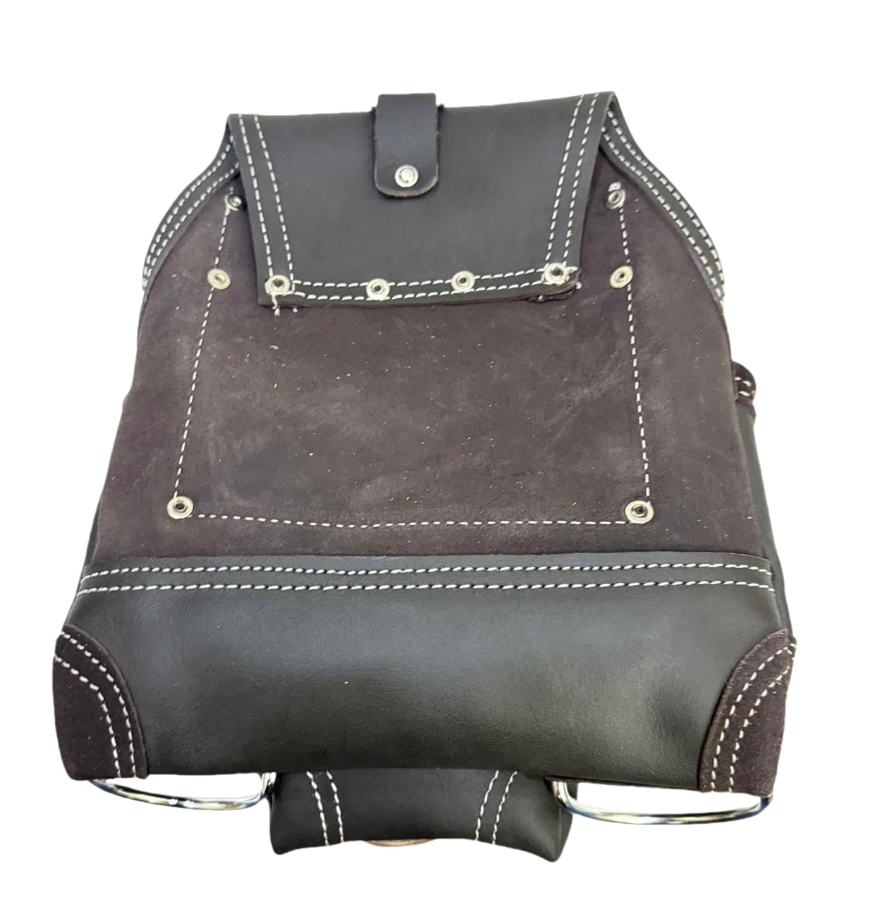 Zeluga 20-111 10 Pocket Rigger - Bolsa de herramientas de cuero resistente, curtido al aceite