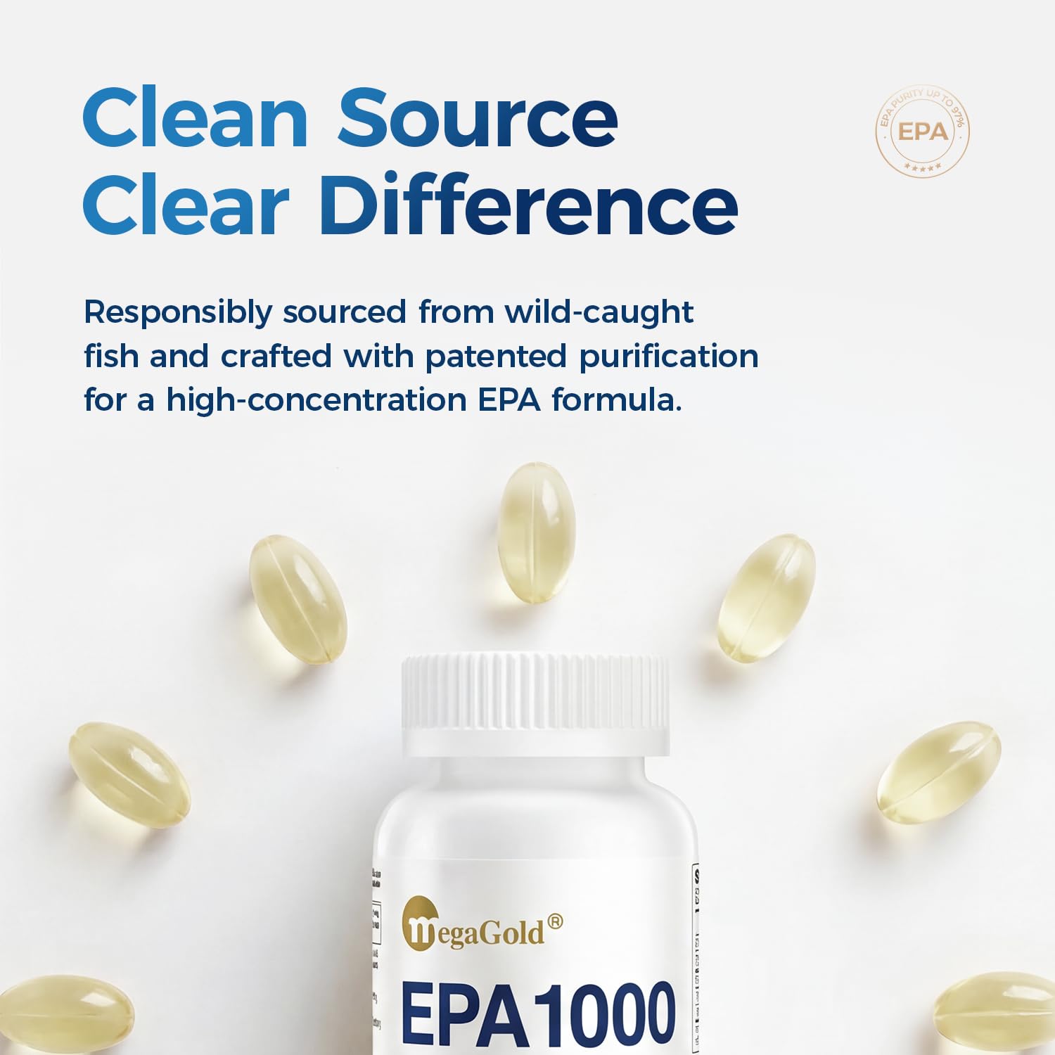Omega 3 Fish Oil High EPA 1000mg Burpless Mini Softgels 120 Count — Amazon image 4