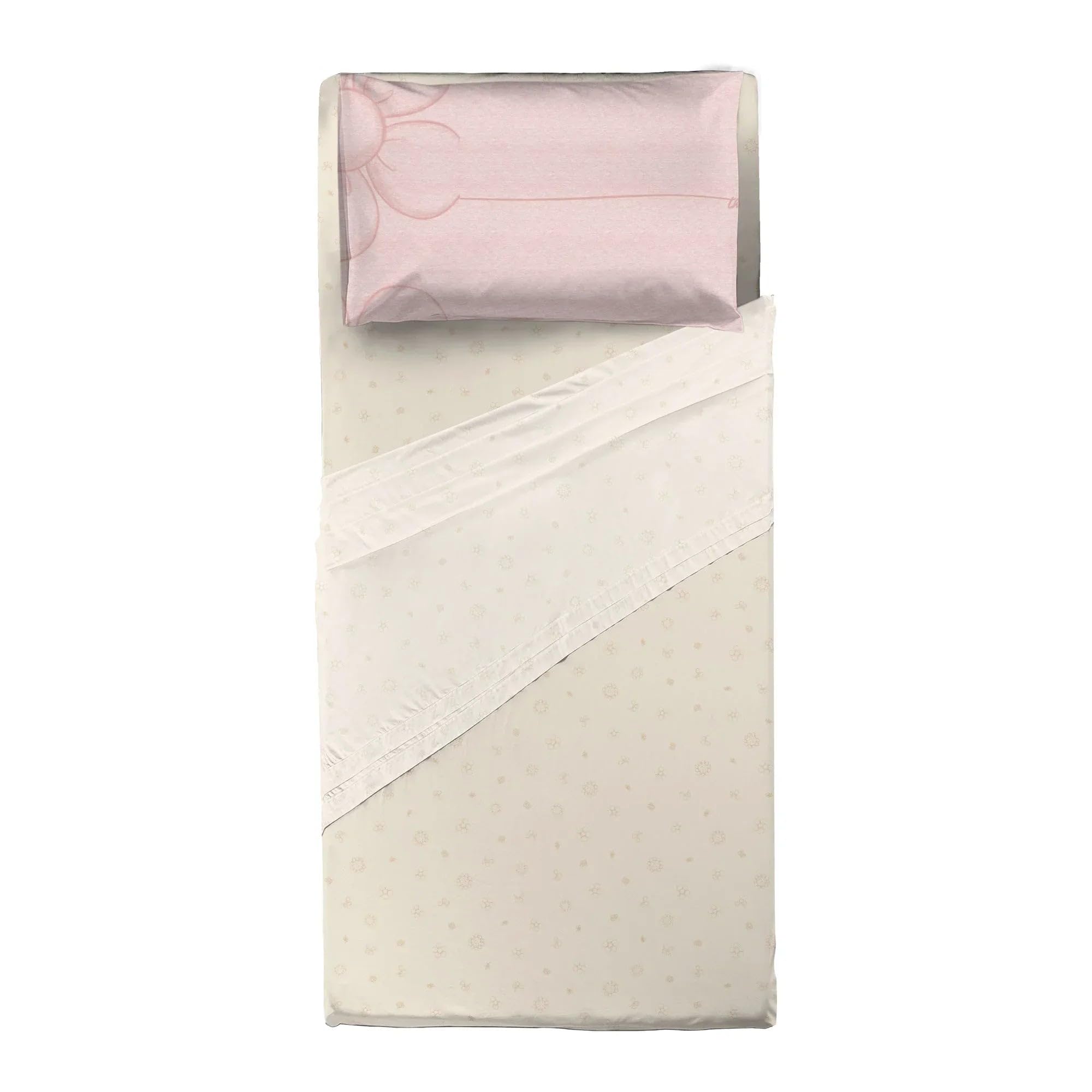 THUN - Pink Bedding Set - Iconic Elegance Line - 100% Cotton - S