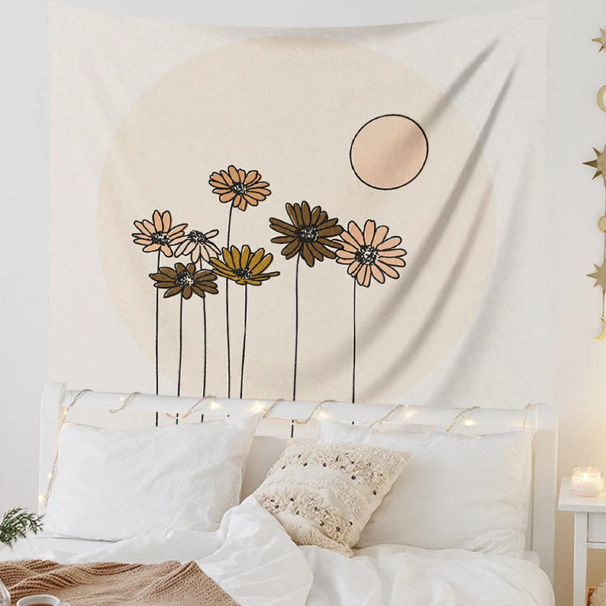 Amazon.co.jp: [KMBIGNK] タペストリー 北欧風 ラインアート INS風