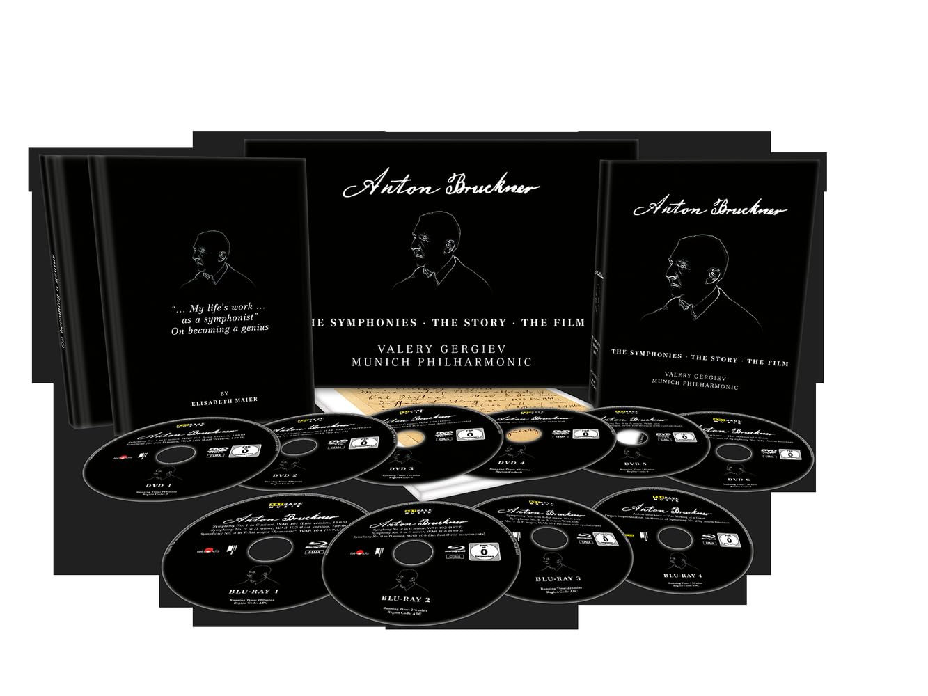 Anton Bruckner - The Symphonies - The Story - The Film (Region 0 DVDS and Bluray Pack) [NTSC] [DVD]