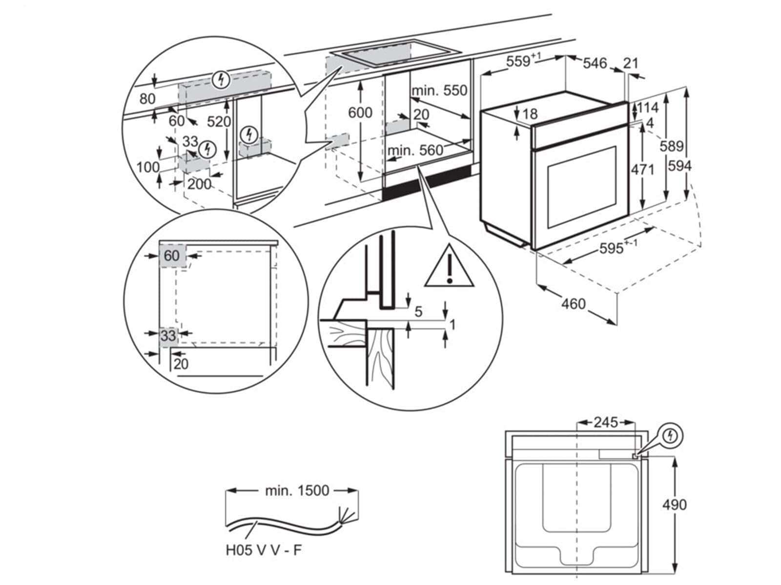 AEG BSE792220B Dampfbackofen - SteamPro – Multidampfgarer + SousVide